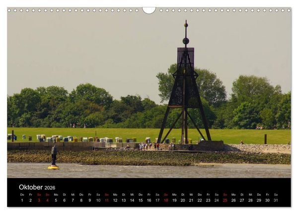 Produktbild: Cuxhaven an der Nordsee (Wandkalender 2026 DIN A3 quer), CALVENDO Monatskalender