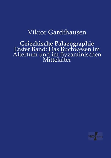 Produktbild: Griechische Palaeographie