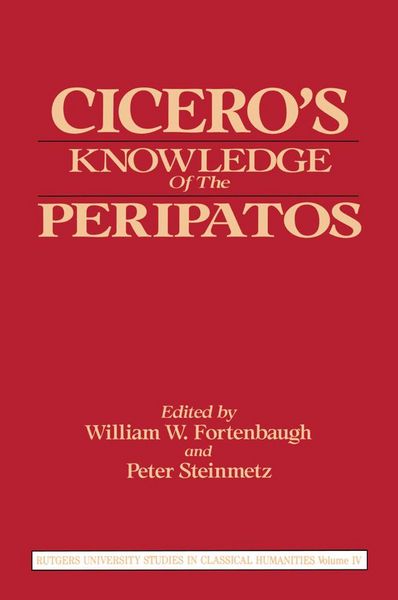 Produktbild: Cicero's Knowledge of the Peripatos
