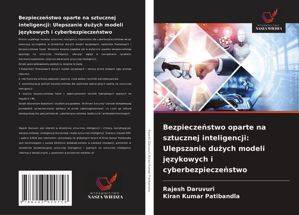 Produktbild: Bezpiecze&iquest;stwo oparte na sztucznej inteligencji: Ulepszanie du&iquest;ych modeli j&iquest;zykowych i cyberbezpiecze&iquest;stwo