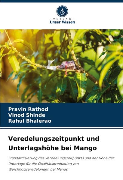 Veredelungszeitpunkt und Unterlagshöhe bei Mango, Taschenbuch von Pravin Rathod,Vinod Shinde,Rahul Bhalerao, Verlag Unser Wissen, 978-620-7-71975-4