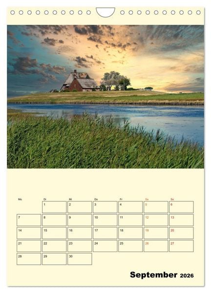 Produktbild: Meine geliebte Nordsee (Wandkalender 2026 DIN A4 hoch), CALVENDO Monatskalender