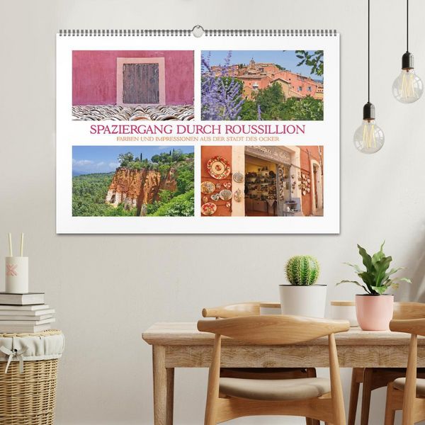 Produktbild: Spaziergang durch Roussillon (Wandkalender 2026 DIN A2 quer), CALVENDO Monatskalender