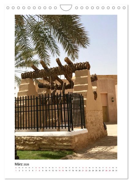 Produktbild: Wundersch&ouml;nes Saudi-Arabien Traditionen und Chancen im K&ouml;nigreich (Wandkalender 2026 DIN A4 hoch), CALVENDO Monatskalender