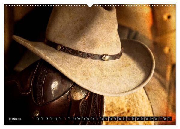 Produktbild: Western-Feeling (Wandkalender 2026 DIN A2 quer), CALVENDO Monatskalender