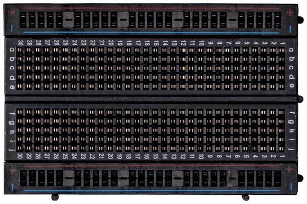 Produktbild: Joy-it RB-Breadboard3-B Steckplatine selbstklebend Schwarz Polzahl Gesamt 400 (L x B x H) 84 x 54 x 10 mm 1 St.