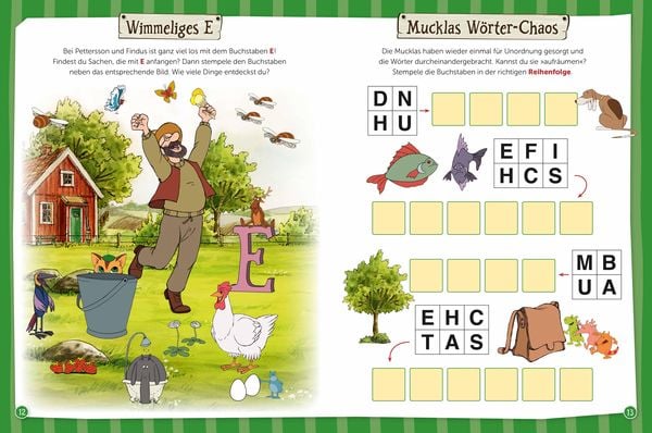 Produktbild: Pettersson und Findus: Mein gro&szlig;es ABC-Stempelbuch