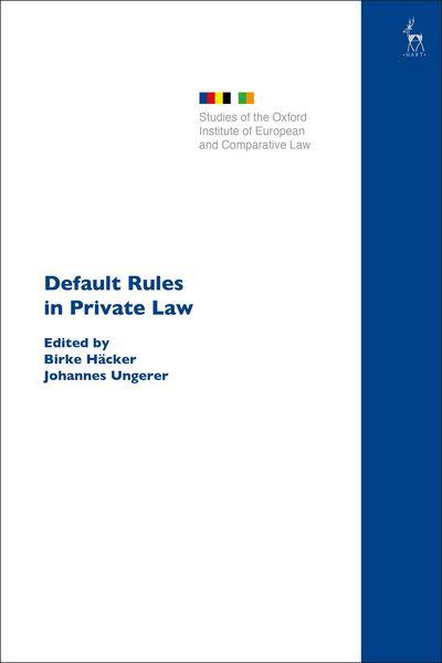 Produktbild: Default Rules in Private Law