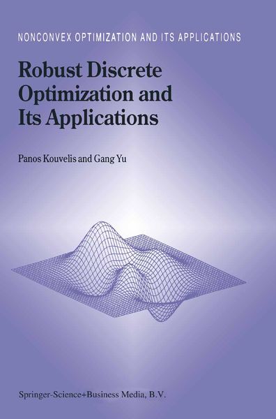 Produktbild: Robust Discrete Optimization and Its Applications