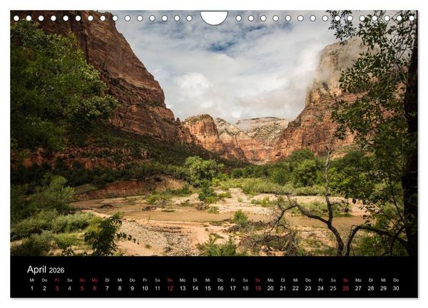 Produktbild: USA - faszinierender S&uuml;dwesten / CH-Version (Wandkalender 2026 DIN A4 quer), CALVENDO Monatskalender