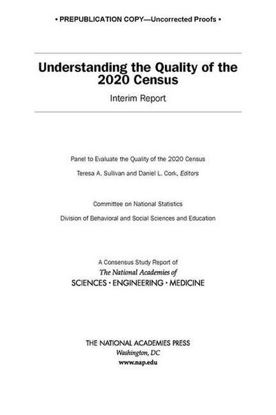 Produktbild: Understanding the Quality of the 2020 Census