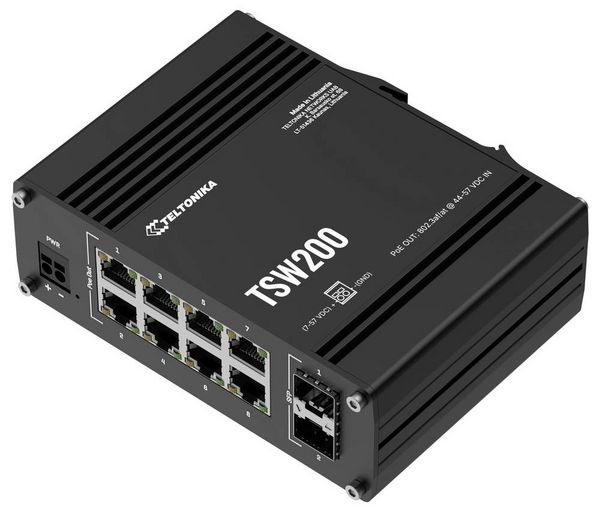 Produktbild: Teltonika TSW2000000B0 TSW200 Ethernet Switch
