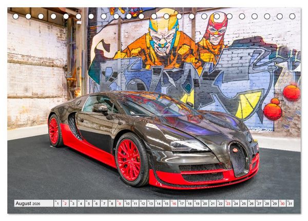 Produktbild: Nationales Auto Museum, Faszination auf R&auml;dern (Tischkalender 2026 DIN A5 quer), CALVENDO Monatskalender