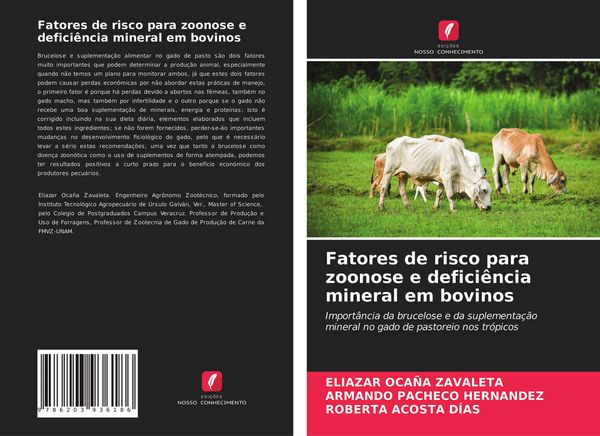 Produktbild: Fatores de risco para zoonose e defici&ecirc;ncia mineral em bovinos