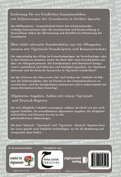 Produktbild: Willkommens-Gespr&auml;chsbuch Dt.-tigrinische