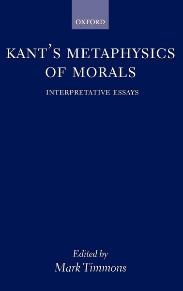 Produktbild: Kant's Metaphysics of Morals ' Interpretative Essays '