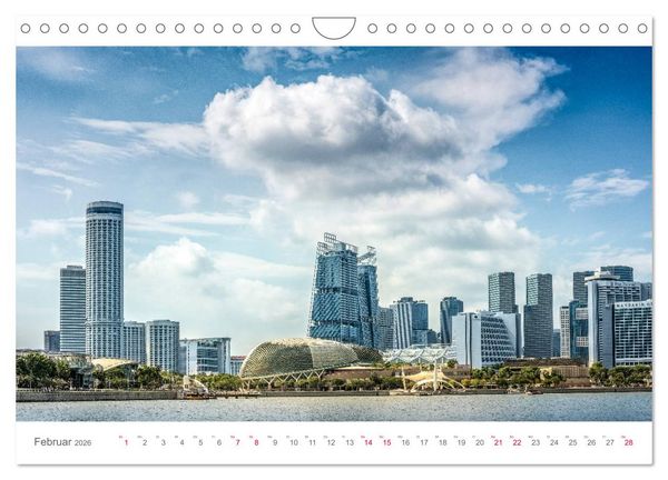 Produktbild: Singapur, Metropole in Asien (Wandkalender 2026 DIN A4 quer), CALVENDO Monatskalender