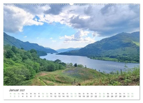 Produktbild: West Highland Love Kalender (hochwertiger Premium Wandkalender 2027 DIN A2 quer), Kunstdruck in Hochglanz