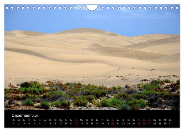 Produktbild: GRAN CANARIA/D&uuml;nen von Maspalomas (Wandkalender 2026 DIN A4 quer), CALVENDO Monatskalender