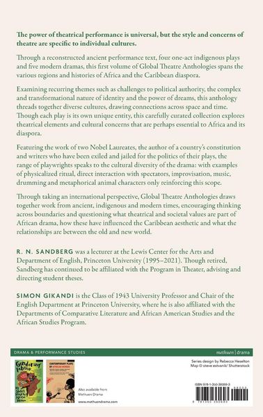 Produktbild: Global Theatre Anthologies: Ancient, Indigenous and Modern Plays from Africa and the Diaspora