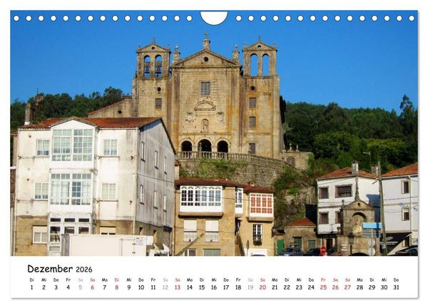 Produktbild: Camino Portugues - Jakobsweg (Wandkalender 2026 DIN A4 quer), CALVENDO Monatskalender