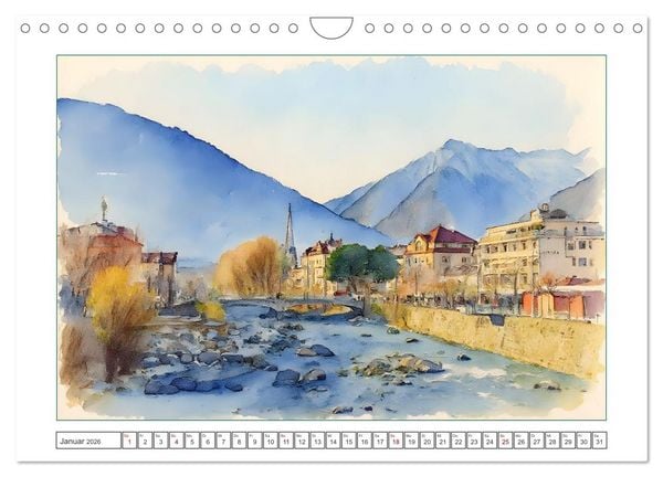 Produktbild: Italien - Baudenkm&auml;ler, Berge und Meer (Wandkalender 2026 DIN A4 quer), CALVENDO Monatskalender