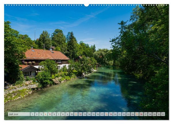 Produktbild: Der Tegernsee - Urlaubsparadies Bayerische Voralpen (Wandkalender 2026 DIN A2 quer), CALVENDO Monatskalender