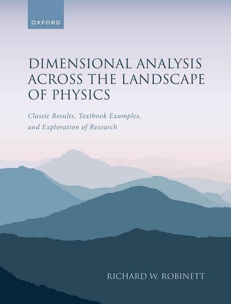Produktbild: Dimensional Analysis Across the Landscape of Physics