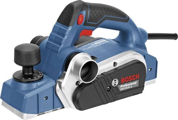 Bosch Professional GHO 26-82 D Elektrohobel inkl. Koffer Hobel-Breite: 82 mm 710 W Falztiefe (max.): 9 mm