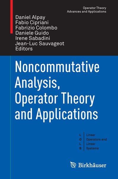Produktbild: Noncommutative Analysis, Operator Theory and Applications