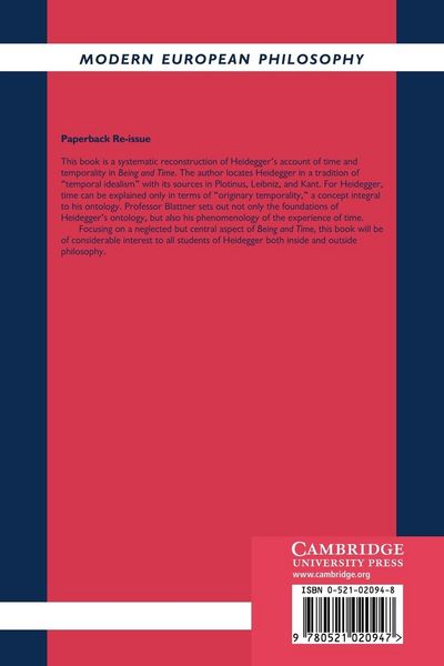 Produktbild: Heidegger's Temporal Idealism