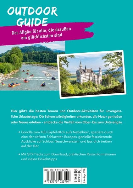 Produktbild: Marco Polo Outdoor Guide Reisef&uuml;hrer Allg&auml;u