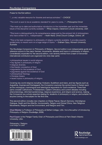 Produktbild: Routledge Companion to Philosophy of Religion