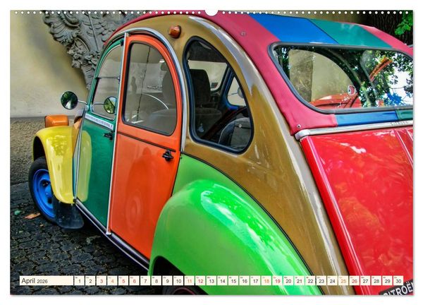 Produktbild: Citro&euml;n 2CV - geliebte Ente (Wandkalender 2026 DIN A2 quer), CALVENDO Monatskalender