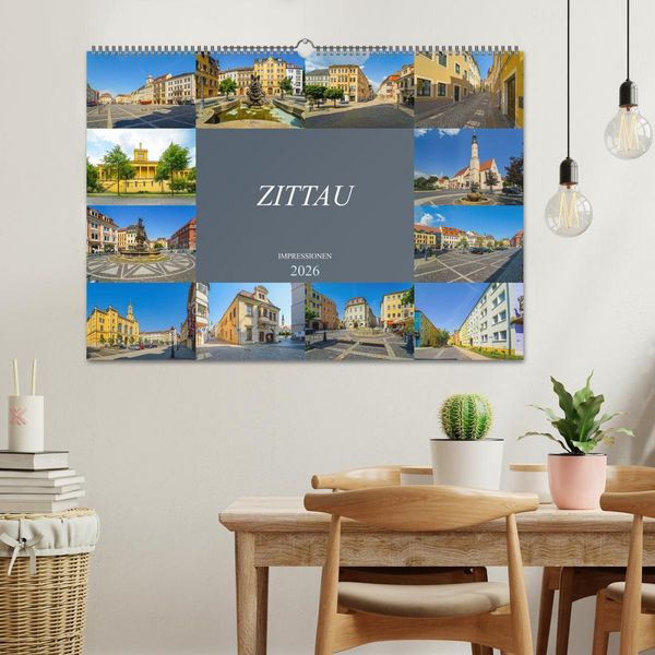 Produktbild: Zittau Impressionen (Wandkalender 2026 DIN A2 quer), CALVENDO Monatskalender