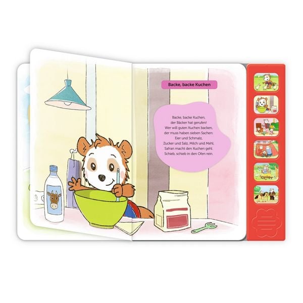 Produktbild: Tr&ouml;tsch Bobo Siebenschl&auml;fer Soundbuch Erste Kinderlieder