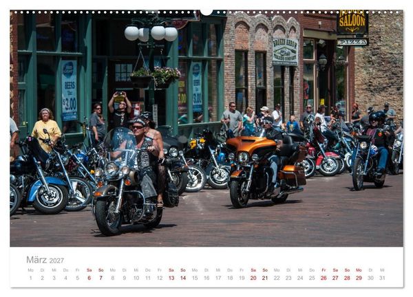 Produktbild: Sturgis - Die ber&uuml;hmteste Motorrad-Rallye der Welt (hochwertiger Premium Wandkalender 2027 DIN A2 quer), Kunstdruck in Hochglanz