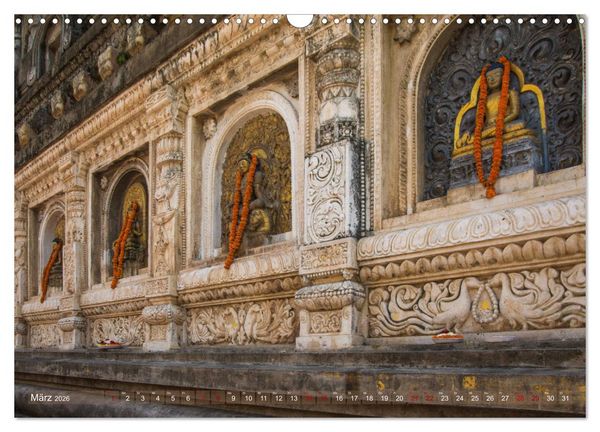Produktbild: Mahabodhi &ndash; Der wichtigste buddhistische Tempel (Wandkalender 2026 DIN A3 quer), CALVENDO Monatskalender