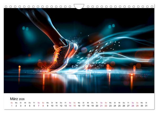 Produktbild: Sport Art (Wandkalender 2026 DIN A4 quer), CALVENDO Monatskalender