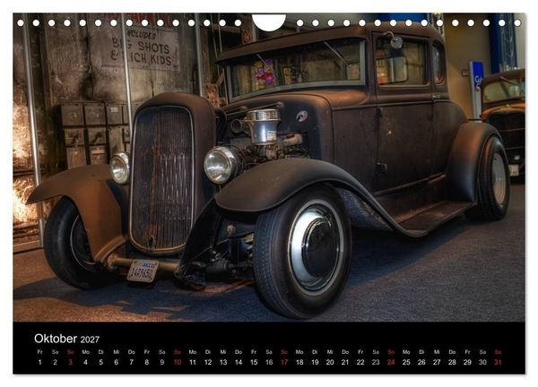 Produktbild: Au&szlig;ergew&ouml;hnliche Autos - Hot Rods (Wandkalender 2027 DIN A4 quer), CALVENDO Monatskalender
