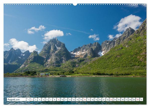 Produktbild: Lofoten Vester&aring;len (hochwertiger Premium Wandkalender 2026 DIN A2 quer), Kunstdruck in Hochglanz