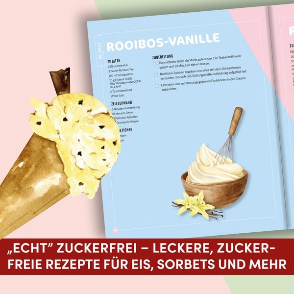 Produktbild: Die 150 besten zuckerfreien Rezepte f&uuml;r die Ninja Creami