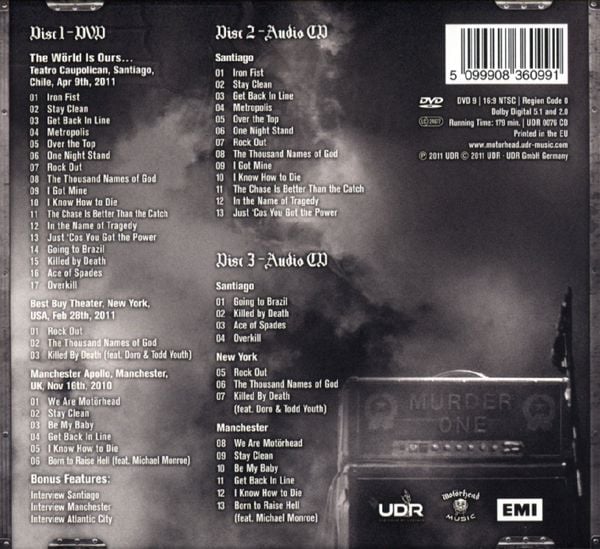 Produktbild: Mot&ouml;rhead - The W&ouml;rld is Ours Vol. 1: Everywhere Further Than Everyplace Else (+ 2 CDs)