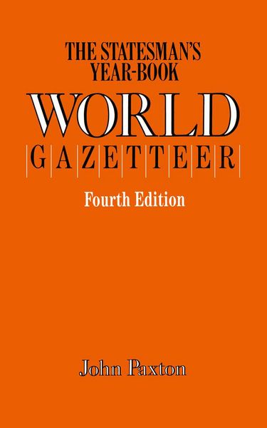 Produktbild: The Statesman&rsquo;s Year-Book World Gazetteer