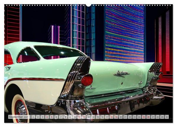Produktbild: US Classic Cars im Jet-Age (hochwertiger Premium Wandkalender 2027 DIN A2 quer), Kunstdruck in Hochglanz