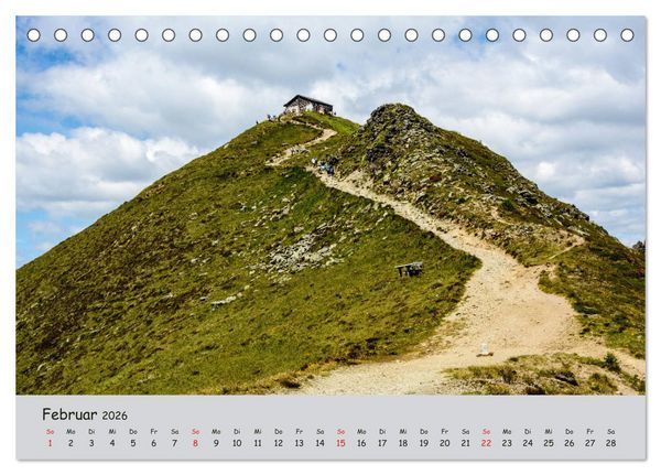 Produktbild: Wandern in den Dolomiten (Tischkalender 2026 DIN A5 quer), CALVENDO Monatskalender