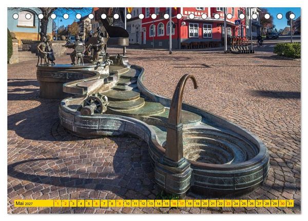 Produktbild: Donaueschingen (Tischkalender 2027 DIN A5 quer), CALVENDO Monatskalender