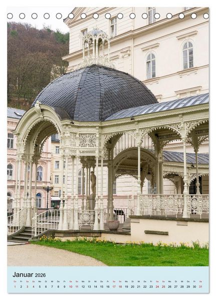 Produktbild: Spaziergang durch Karlovy Vary (Tischkalender 2026 DIN A5 hoch), CALVENDO Monatskalender