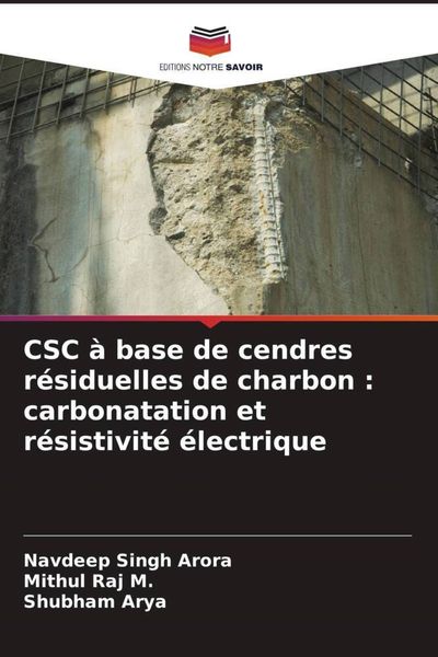 Produktbild: CSC &agrave; base de cendres r&eacute;siduelles de charbon : carbonatation et r&eacute;sistivit&eacute; &eacute;lectrique