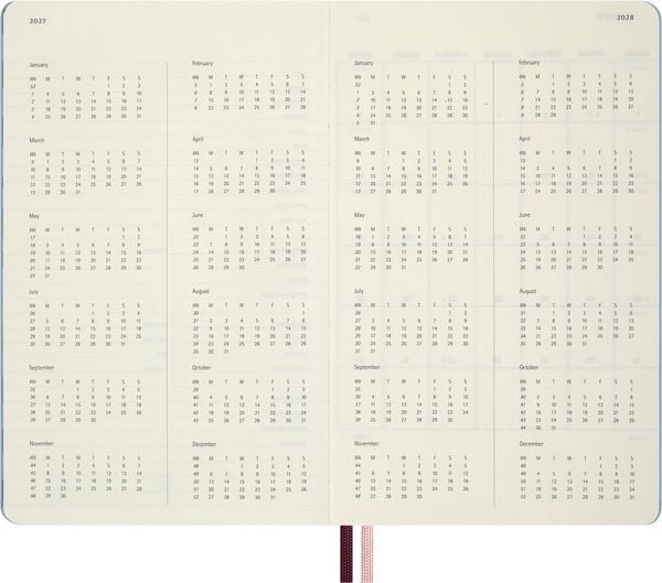 Produktbild: Moleskine Alice im Wunderland 12 Monate Tageskalender 2027, L/A5, 1 Tag = 1 Seite, fester Einband